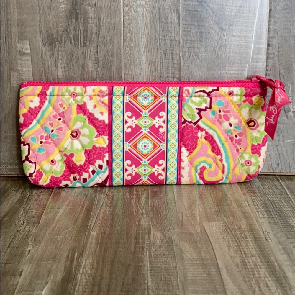 Vera Bradley Capri Melon Pencil Holder / Pouch 💖